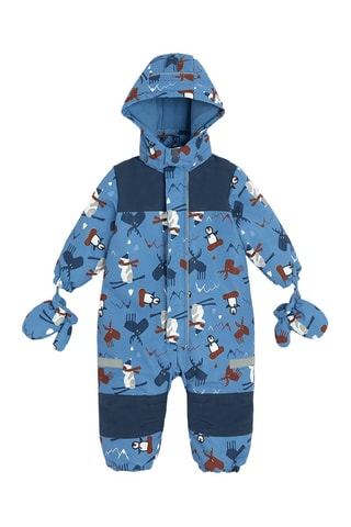 Combipilote à capuche - Bleu clair