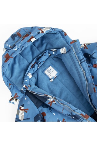 Combipilote à capuche - Bleu clair