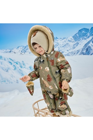 Combipilote à capuche - Kaki