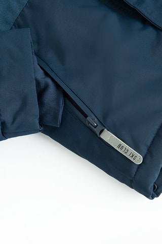 Veste de ski à capuche - Bleu