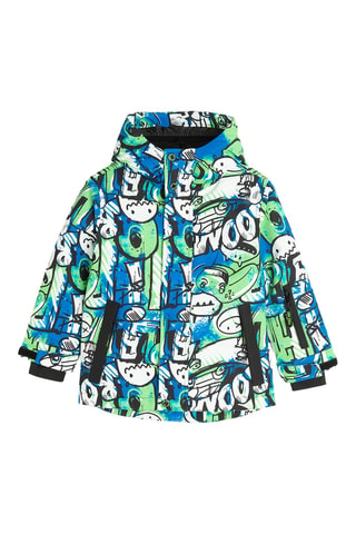 Veste de ski à capuche - Bleu
