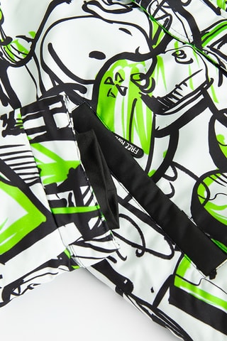 Veste de ski à capuche - Blanc