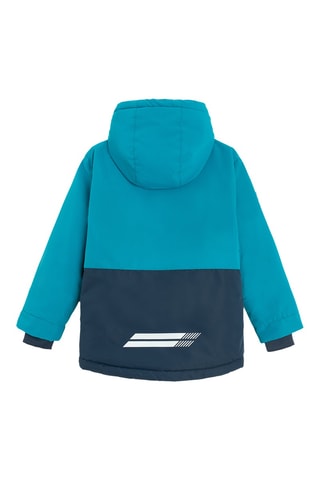 Veste de ski à capuche - Bleu