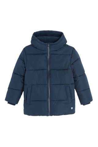 Doudoune à capuche - Bleu marine
