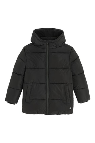 Doudoune à capuche - Noir