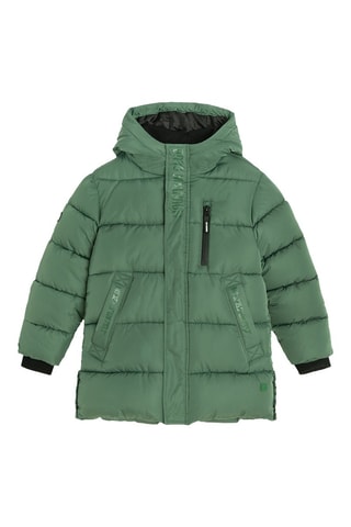 Doudoune à capuche - Vert