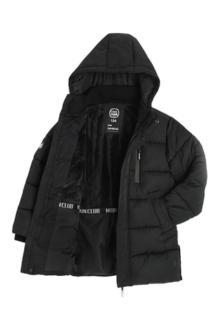 Doudoune à capuche - Noir