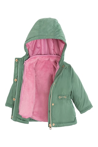 2-in-1 jasje - Lichtgroen en Roze