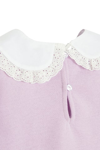 Jurk en Maillot - Lichtpaars en Wit