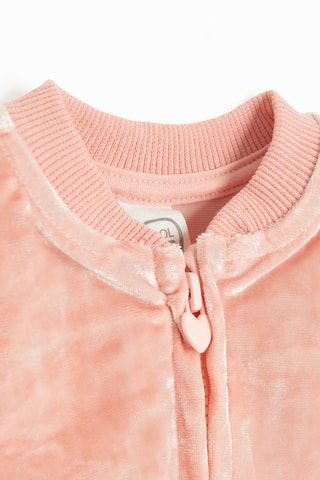 Blouson en velours - Rose