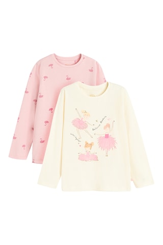 2 T-shirts - Roze