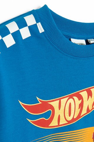 Sweater Hot Wheels - Petrolblauw
