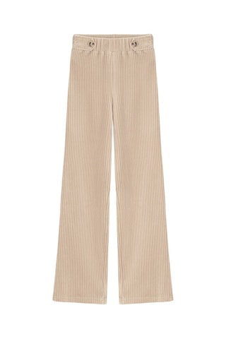 Velours Broek - Beige