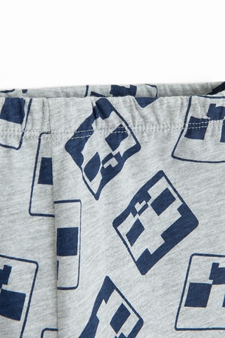 Pyjama Minecraft - Vert clair et gris
