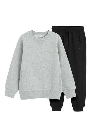 Sweat et pantalon - Gris et noir
