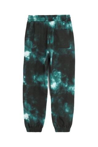 Joggingbroek met tie and dye - Nachtblauw