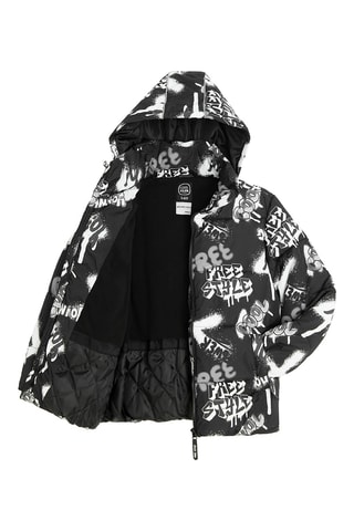Doudoune à capuche - Noir