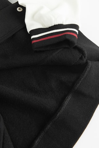 Sweater met capuchon - Zwart