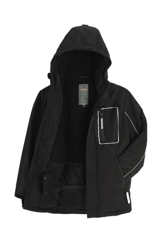 Veste de ski à capuche - Noir