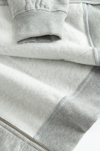 Sweater met Capuchon - Gemêleerd Grijs