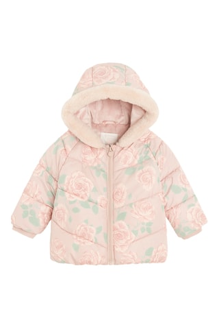 Doudoune à capuche - Rose