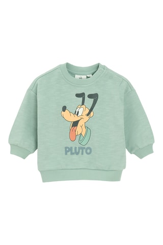 Sweat Pluto Disney - Vert d’eau