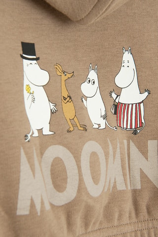 Sweat à capuche Moomins - Marron