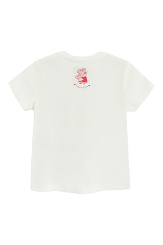T-shirt Peppa Pig - Blanc