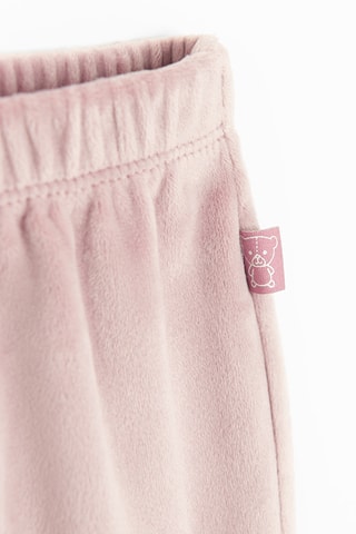 Jogging en velours - Mauve