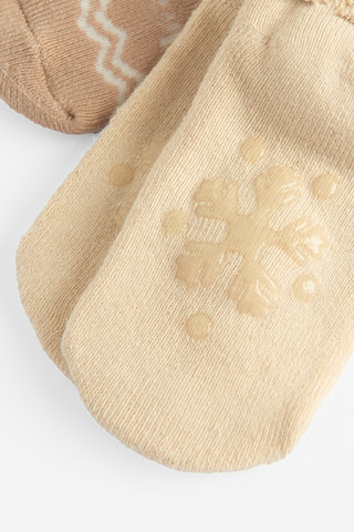 2 paires de chaussettes - Beige