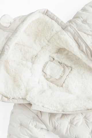 Combinaison de ski à capuche - Beige