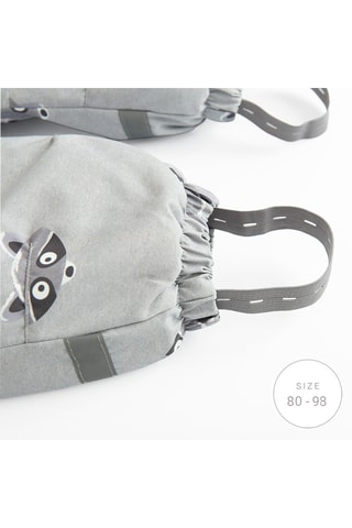Combinaison de ski à capuche - Gris clair