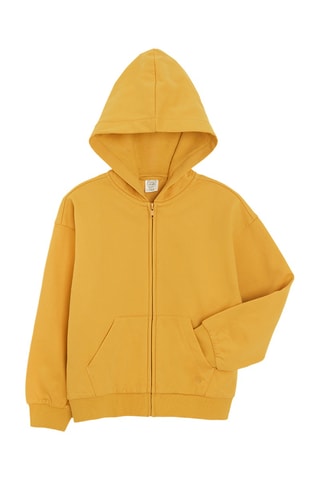 Sweat à capuche - Jaune