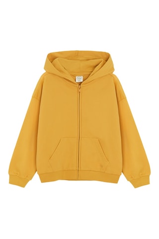 Sweat à capuche - Jaune