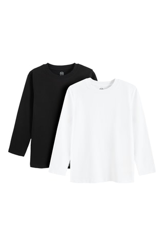 2 t-shirts - Noir et blanc