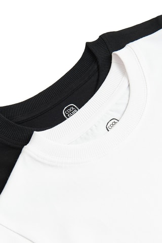 2 t-shirts - Noir et blanc