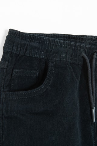Pantalon en velours - Bleu foncé