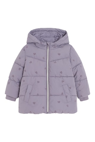 Doudoune à capuche - Violet