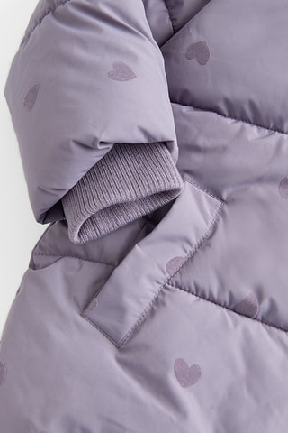 Doudoune à capuche - Violet