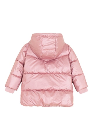 Doudoune à capuche - Rose