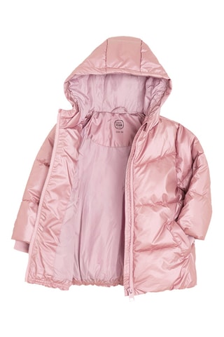 Doudoune à capuche - Rose
