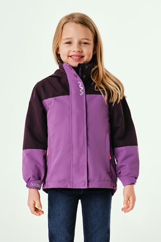 Parka à capuche et sweat - Violet