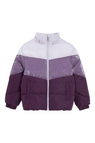 Doudoune à capuche - Violet foncé