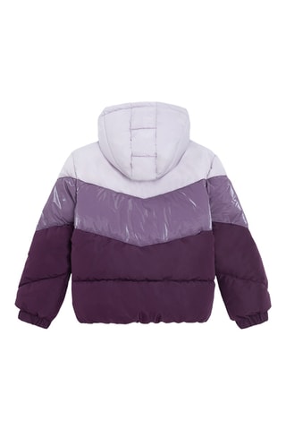 Doudoune à capuche - Violet foncé