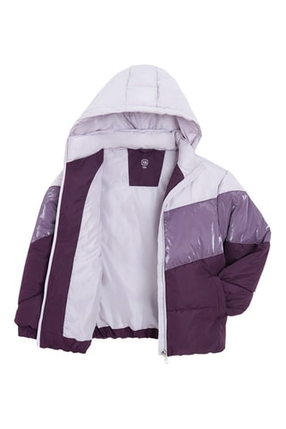 Doudoune à capuche - Violet foncé
