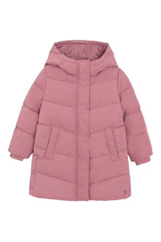 Doudoune à capuche - Rose
