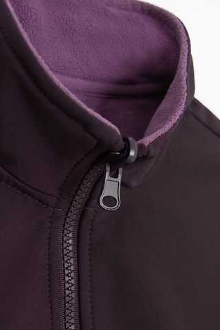 Parka à capuche et sweat - Violet