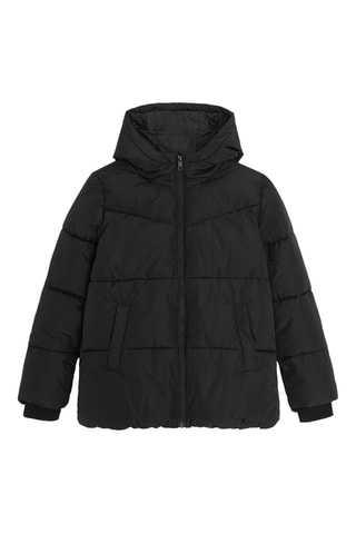 Doudoune à capuche - Noir