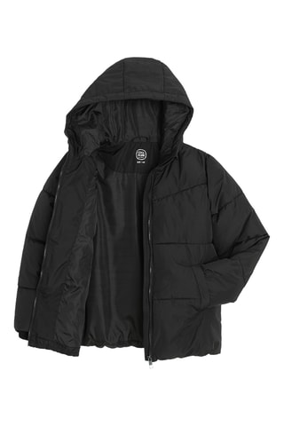 Doudoune à capuche - Noir