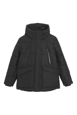Doudoune à capuche - Noir